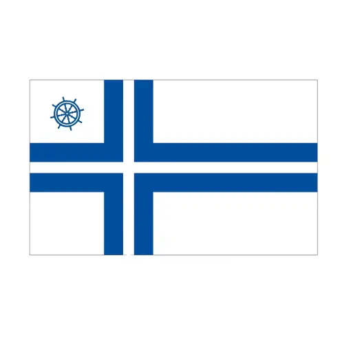 Kunniajäsenen viiri pursiseuran tunnuksella