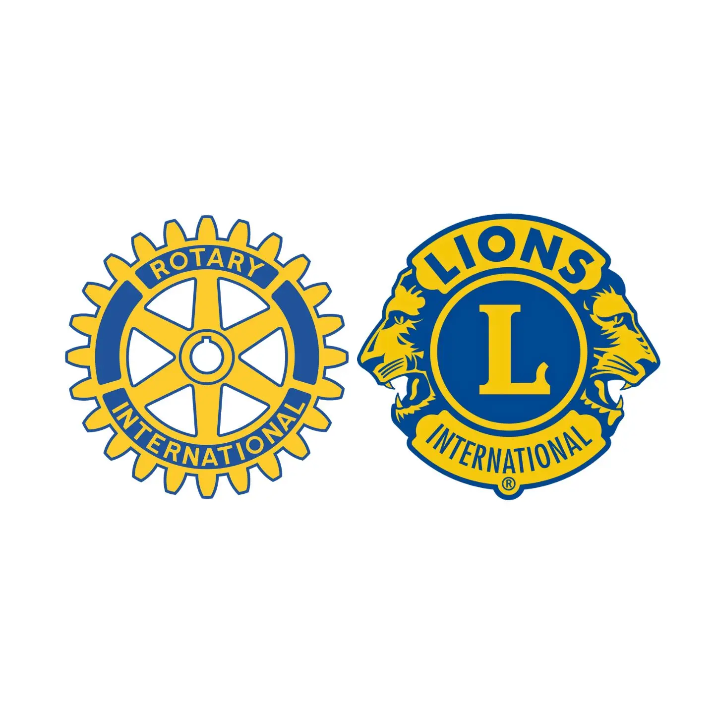 Rotary ja Lions -järjestöjen logot