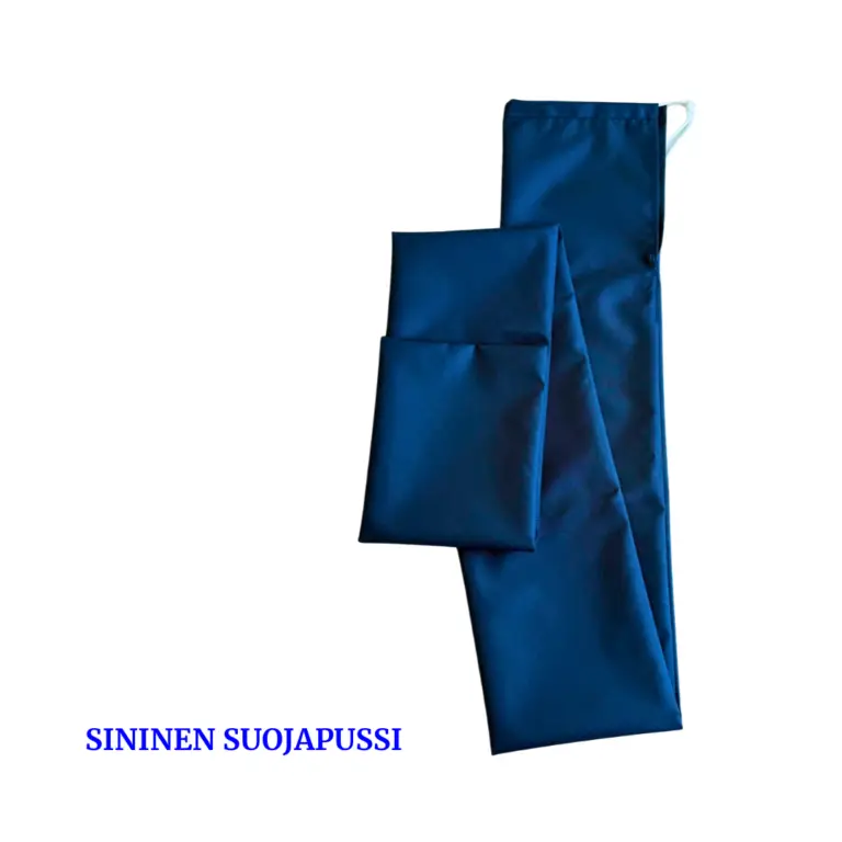 Sininen suojapussi kantolipulle