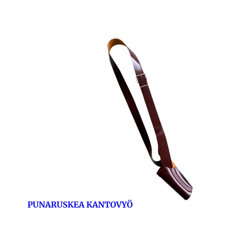 Punaruskea kantovyö kantolipulle